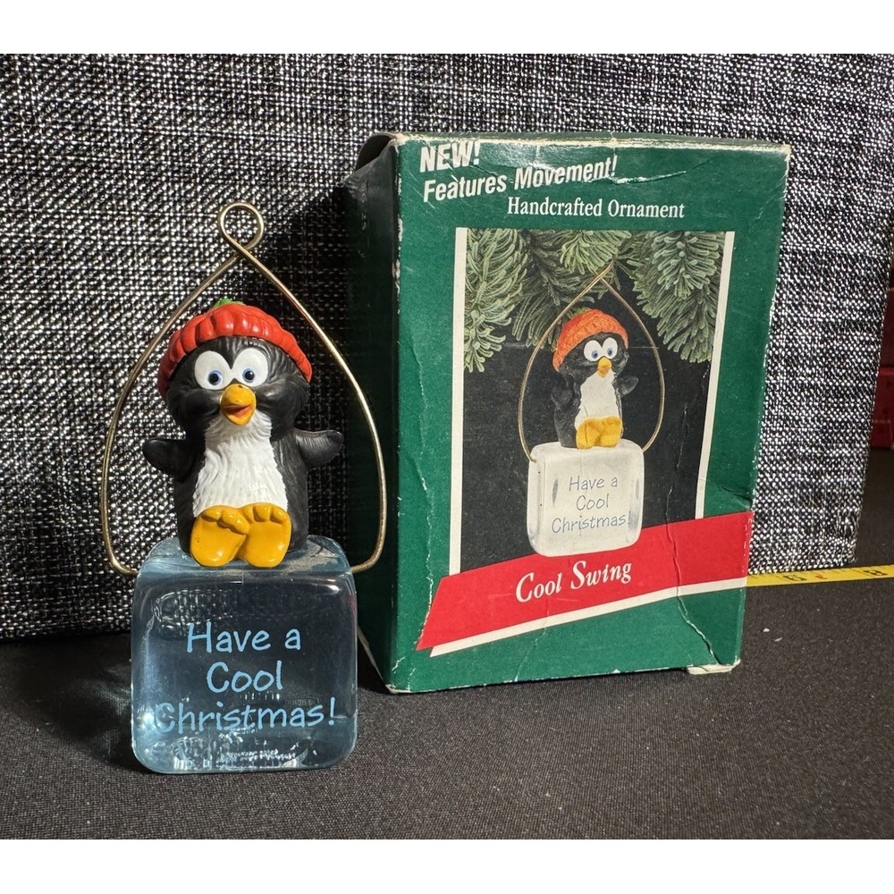 Hallmark 1989 Handcrafted Ornament Cool Swing